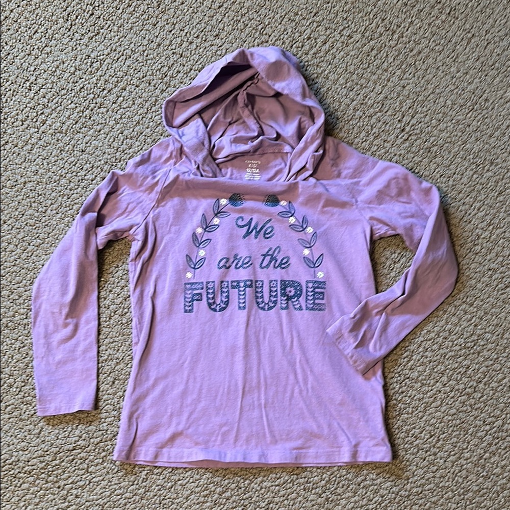 Lavender Kids Hoodie - We Are The Future